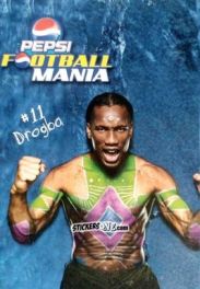 Cromo Didier Drogba - Pepsi Football Mania 2010
 n. 3 - PEPSI
