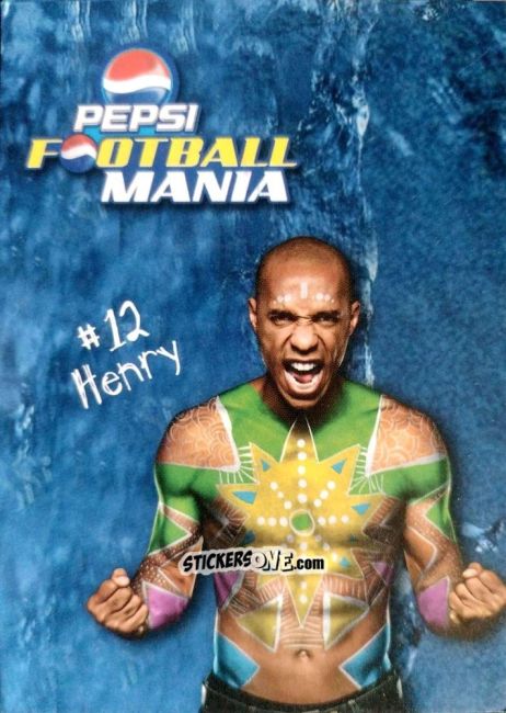 Cromo Thierry Henry - Pepsi Football Mania 2010
 n. 4 - PEPSI