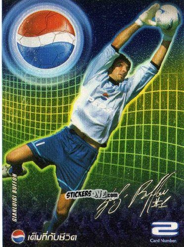 Figurina Gianluigi Buffon - Pepsi World Football Stars 2002
 n. 2 - PEPSI