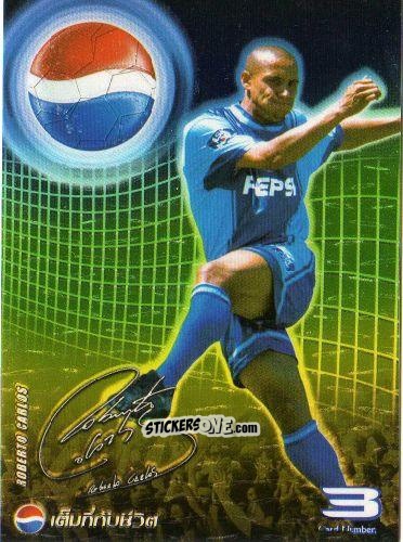Figurina Roberto Carlos - Pepsi World Football Stars 2002
 n. 3 - PEPSI