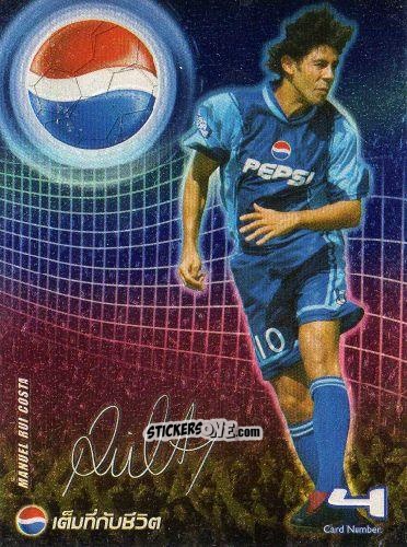 Figurina Manuel Rui Costa - Pepsi World Football Stars 2002
 n. 4 - PEPSI