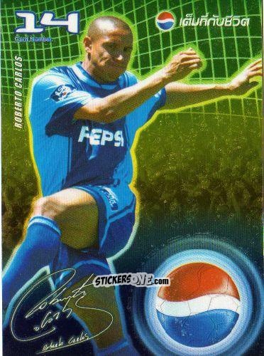 Figurina Roberto Carlos - Pepsi World Football Stars 2002
 n. 14 - PEPSI