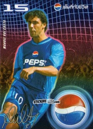 Figurina Manuel Rui Costa - Pepsi World Football Stars 2002
 n. 15 - PEPSI