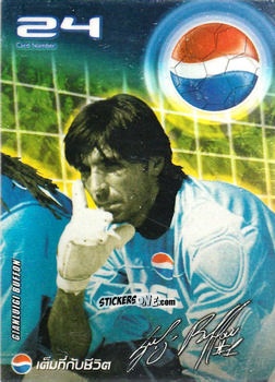 Figurina Gianluigi Buffon - Pepsi World Football Stars 2002
 n. 24 - PEPSI