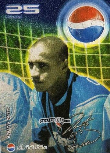 Figurina Roberto Carlos - Pepsi World Football Stars 2002
 n. 25 - PEPSI