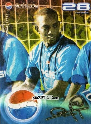 Figurina Dwight Yorke - Pepsi World Football Stars 2002
 n. 28 - PEPSI