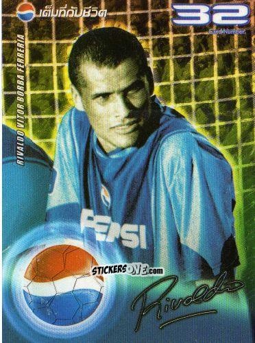 Figurina Rivaldo Vitor Borba Ferreria - Pepsi World Football Stars 2002
 n. 32 - PEPSI