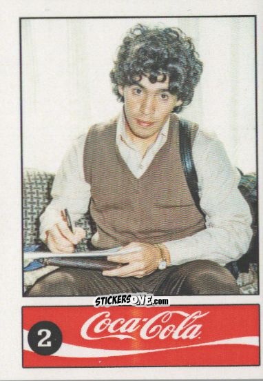 Cromo Diego Armando Maradona - Official Maradona Coca Cola 1984 (Colombia) n. 2 - Coca-Cola