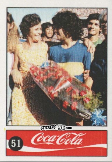 Cromo Diego Armando Maradona - Official Maradona Coca Cola 1984 (Colombia) n. 51 - Coca-Cola