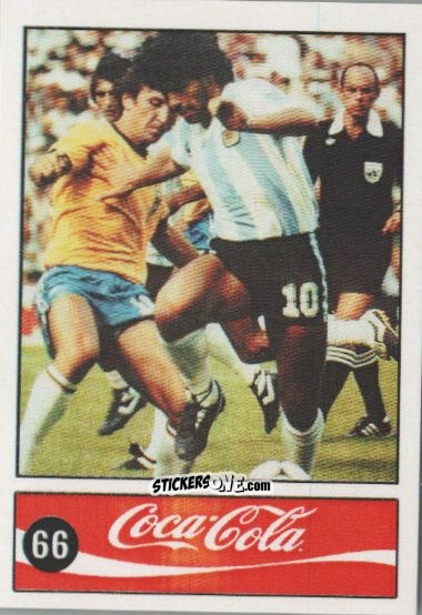 Cromo Diego Armando Maradona - Official Maradona Coca Cola 1984 (Colombia) n. 66 - Coca-Cola