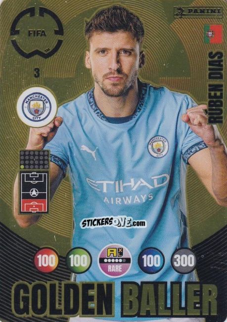 Figurina Rúben Dias - FIFA Club World Cup 2025. Adrenalyn XL n. 3 - Panini