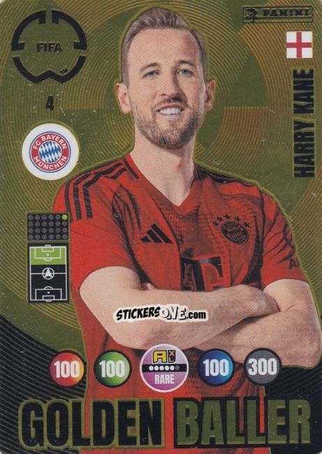 Sticker Harry Kane - FIFA Club World Cup 2025. Adrenalyn XL n. 4 - Panini