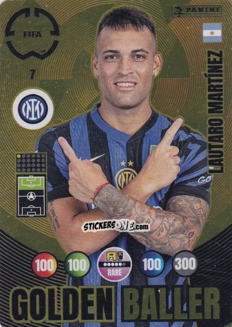 Figurina Lautaro Martínez - FIFA Club World Cup 2025. Adrenalyn XL n. 7 - Panini
