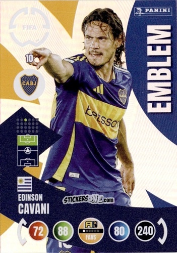 Cromo Edinson Cavani - FIFA Club World Cup 2025. Adrenalyn XL n. 10 - Panini