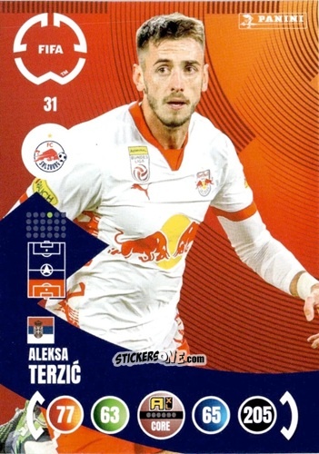 Figurina Aleksa Terzić - FIFA Club World Cup 2025. Adrenalyn XL n. 31 - Panini