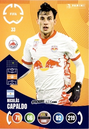 Cromo Nicolás Capaldo - FIFA Club World Cup 2025. Adrenalyn XL n. 33 - Panini