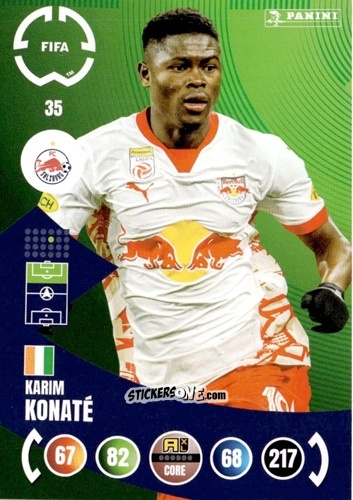 Cromo Karim Konaté - FIFA Club World Cup 2025. Adrenalyn XL n. 35 - Panini
