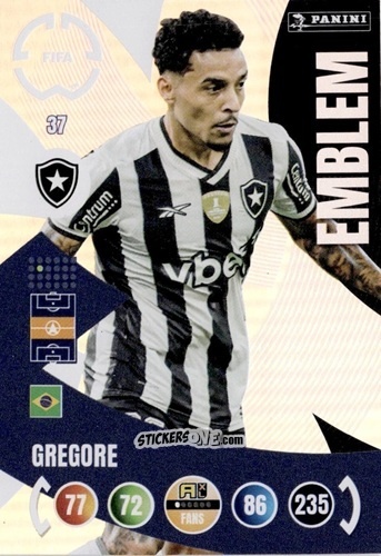 Cromo Gregore - FIFA Club World Cup 2025. Adrenalyn XL n. 37 - Panini