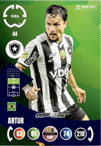 Cromo Artur - FIFA Club World Cup 2025. Adrenalyn XL n. 44 - Panini