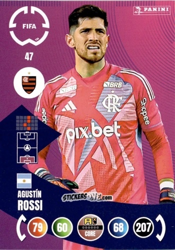 Cromo Agustín Rossi - FIFA Club World Cup 2025. Adrenalyn XL n. 47 - Panini