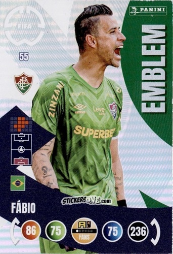 Figurina Fábio - FIFA Club World Cup 2025. Adrenalyn XL n. 55 - Panini