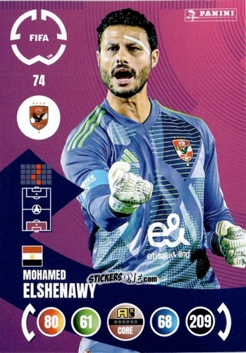 Cromo Mohamed El Shenawy - FIFA Club World Cup 2025. Adrenalyn XL n. 74 - Panini