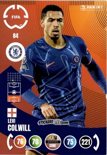 Sticker Levi Colwill - FIFA Club World Cup 2025. Adrenalyn XL n. 84 - Panini