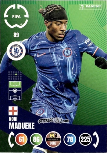 Sticker Noni Madueke - FIFA Club World Cup 2025. Adrenalyn XL n. 89 - Panini