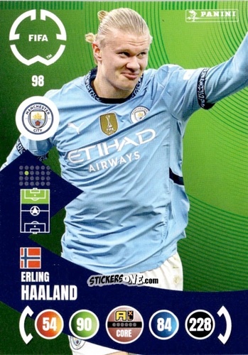 Cromo Erling Haaland - FIFA Club World Cup 2025. Adrenalyn XL n. 98 - Panini