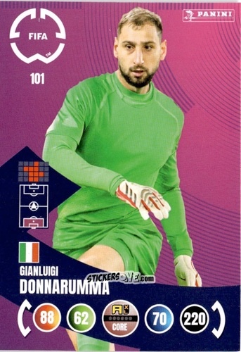 Sticker Gianluigi Donnarumma - FIFA Club World Cup 2025. Adrenalyn XL n. 101 - Panini