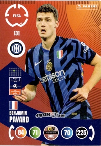 Sticker Benjamin Pavard - FIFA Club World Cup 2025. Adrenalyn XL n. 131 - Panini