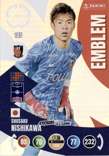 Figurina Shusaku Nishikawa - FIFA Club World Cup 2025. Adrenalyn XL n. 145 - Panini