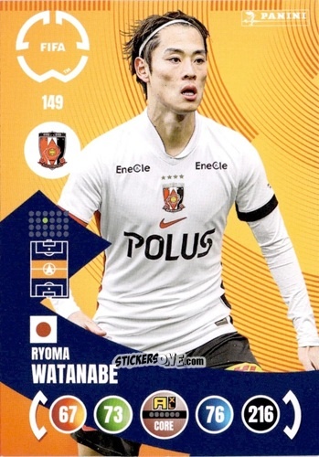 Sticker Ryoma Watanabe - FIFA Club World Cup 2025. Adrenalyn XL n. 149 - Panini