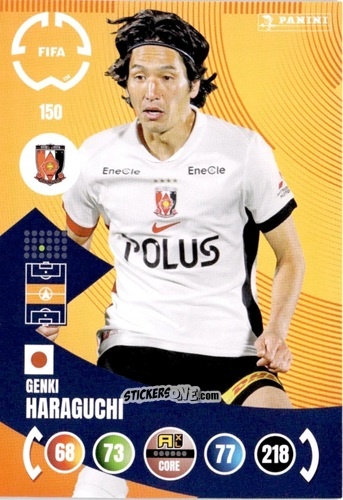 Figurina Genki Haraguchi - FIFA Club World Cup 2025. Adrenalyn XL n. 150 - Panini