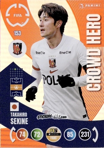 Sticker Takahiro Sekine - FIFA Club World Cup 2025. Adrenalyn XL n. 153 - Panini