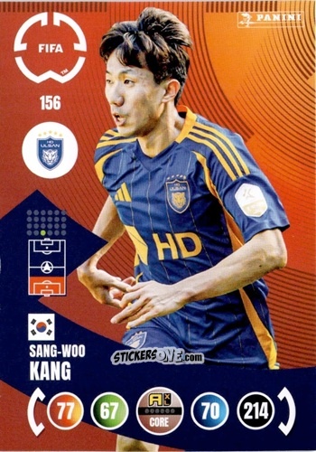 Cromo Sang-Woo Kang - FIFA Club World Cup 2025. Adrenalyn XL n. 156 - Panini