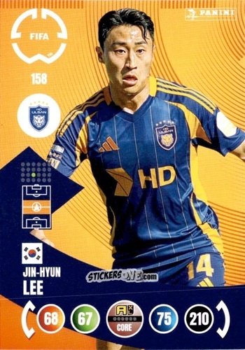 Cromo Jin-Hyun Lee - FIFA Club World Cup 2025. Adrenalyn XL n. 158 - Panini