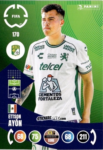 Sticker Ettson Ayón - FIFA Club World Cup 2025. Adrenalyn XL n. 170 - Panini