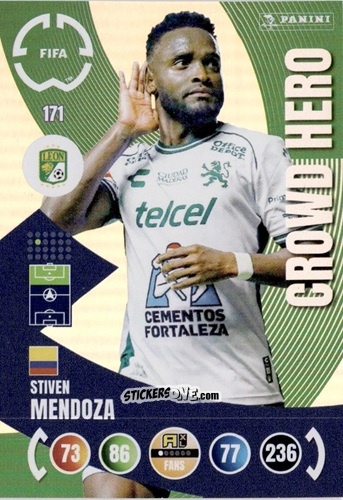 Sticker Stiven Mendoza - FIFA Club World Cup 2025. Adrenalyn XL n. 171 - Panini