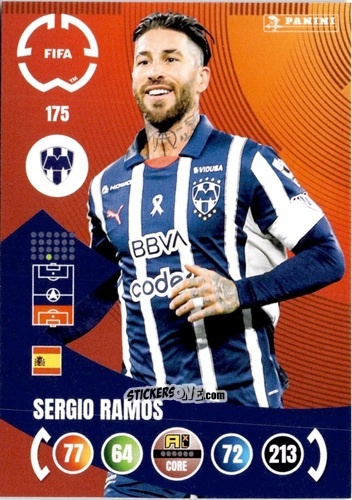 Cromo Sergio Ramos - FIFA Club World Cup 2025. Adrenalyn XL n. 175 - Panini