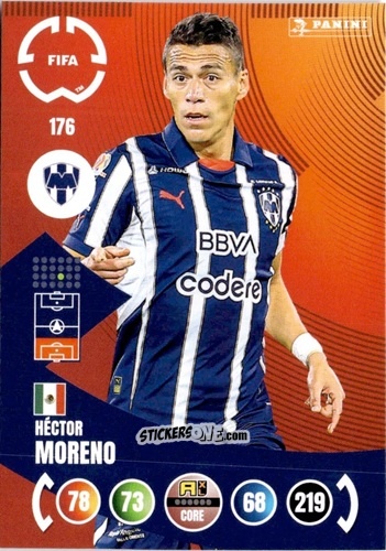 Cromo Héctor Moreno - FIFA Club World Cup 2025. Adrenalyn XL n. 176 - Panini