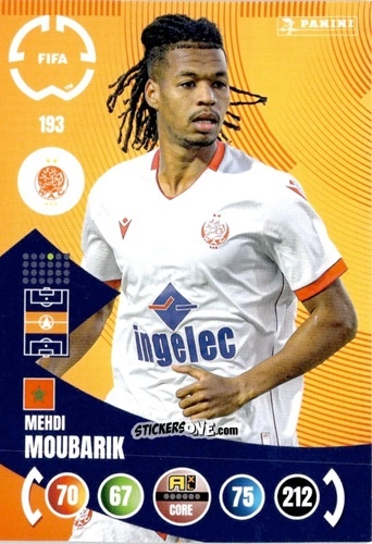 Figurina Mehdi Moubarik - FIFA Club World Cup 2025. Adrenalyn XL n. 193 - Panini