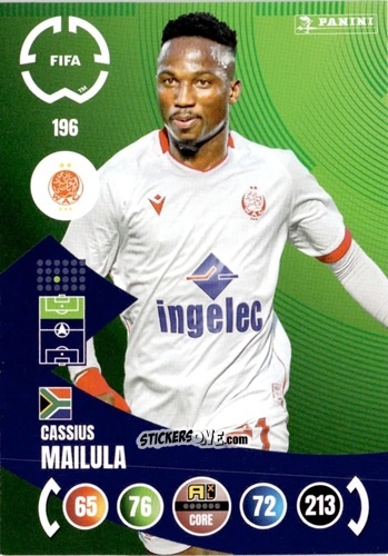 Figurina Cassius Mailula - FIFA Club World Cup 2025. Adrenalyn XL n. 196 - Panini