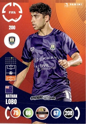 Figurina Nathan Lobo - FIFA Club World Cup 2025. Adrenalyn XL n. 200 - Panini