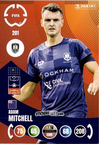 Figurina Adam Mitchell - FIFA Club World Cup 2025. Adrenalyn XL n. 201 - Panini