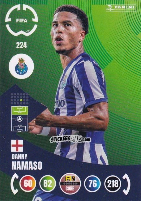 Cromo Danny Namaso - FIFA Club World Cup 2025. Adrenalyn XL n. 224 - Panini