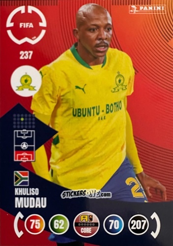 Sticker Khuliso Mudau - FIFA Club World Cup 2025. Adrenalyn XL n. 237 - Panini