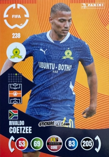 Sticker Rivaldo Coetzee - FIFA Club World Cup 2025. Adrenalyn XL n. 238 - Panini