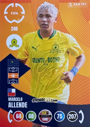 Sticker Marcelo Allende - FIFA Club World Cup 2025. Adrenalyn XL n. 240 - Panini