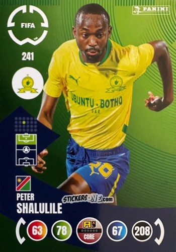 Sticker Peter Shalulile - FIFA Club World Cup 2025. Adrenalyn XL n. 241 - Panini